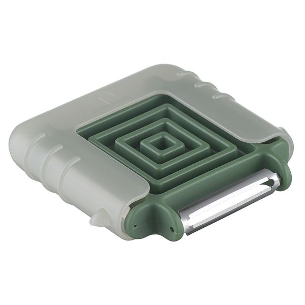 Пиллер с 3 лезвиями arnou, 8,5х10 см, светло-серый/зеленый