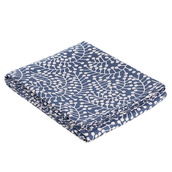 Скатерть темно-синего цвета с принтом Спелая Смородина из коллекции scandinavian touch, 170х170 см