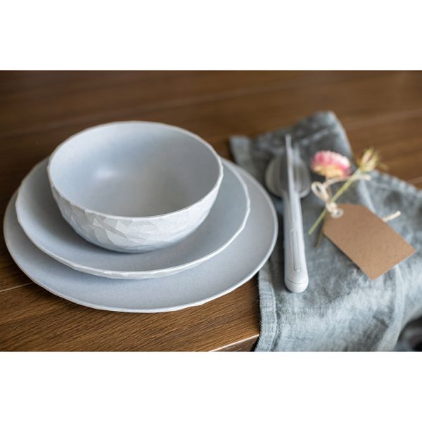 Тарелка обеденная club organic 26 см синяя