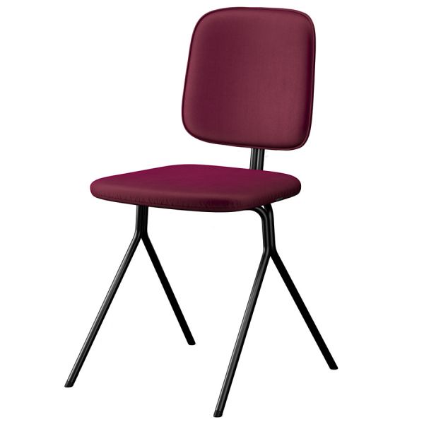 Стул ror, y, велюр, черный/пурпурный Latitude
