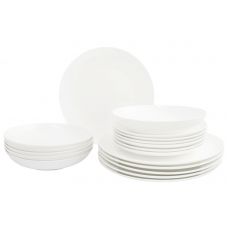 Сервиз обеденный на 6 персон, 18 предметов, фарфор F, белый, Excellence ANNA LAFARG