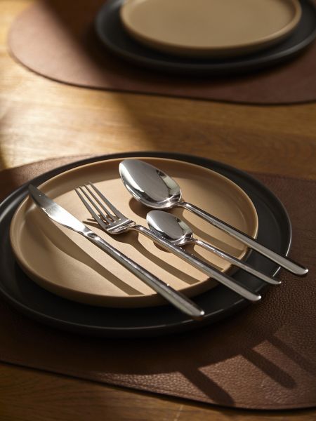 Набор столовых приборов pure на 6 персон, 24 предмета, серебристые глянцевые Liberty Jones