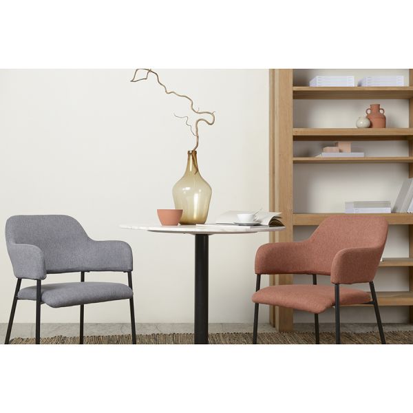 Кресло berg wendy 54х53х82,5 см темно-серое