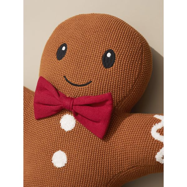 Подушка вязаная classy gingerbread из коллекции new year essential, 40х50 см Tkano