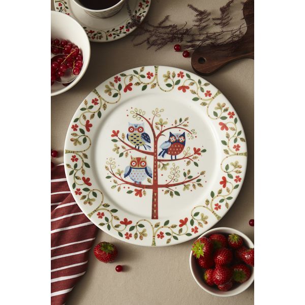 Тарелка owl из коллекции birds of paradise 28 см Liberty Jones