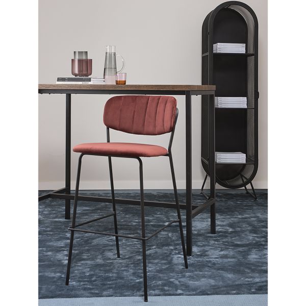 Стул барный eirill, велюр, кирпичный Bergenson Bjorn