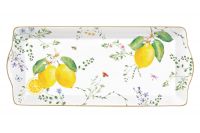 Блюдо прямоугольное Цветы и лимоны, 35х15 см Easy Life