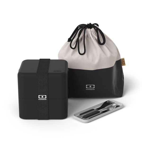 Мешочек для ланча mb pochette l, black onyx Monbento
