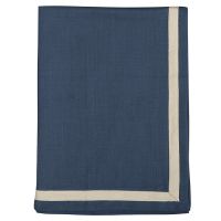 Набор из двух кухонных полотенец саржевого плетения темно-синего цвета из коллекции essential
