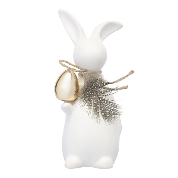 Декор пасхальный из фарфора easter bunny из коллекции essential, 7,7х6,9x17 см Tkano
