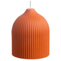 Свеча декоративная оранжевого цвета из коллекции edge, 10,5см Tkano
