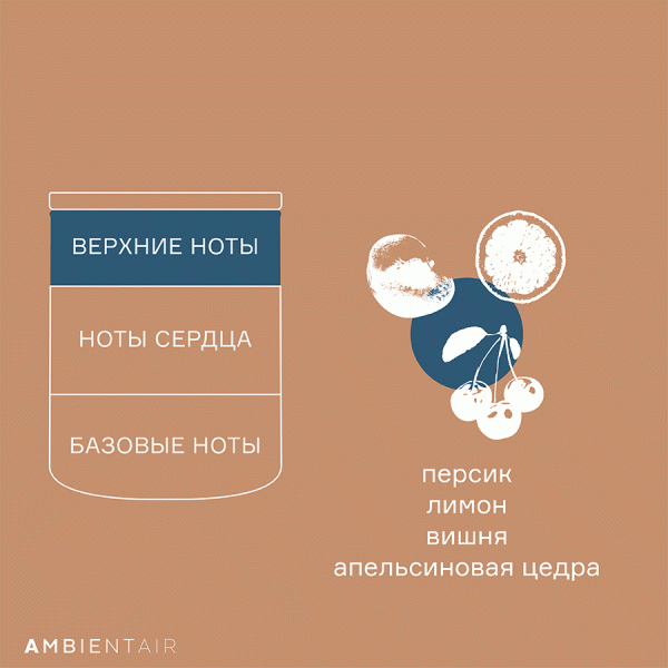 Свеча ароматическая gifting Печенье и ягоды 40 ч