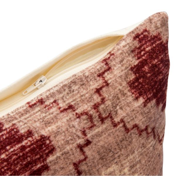 Чехол на подушку из хлопкого бархата с этническим орнаментом цвета лаванды из коллекции Ethnic 45х45 см