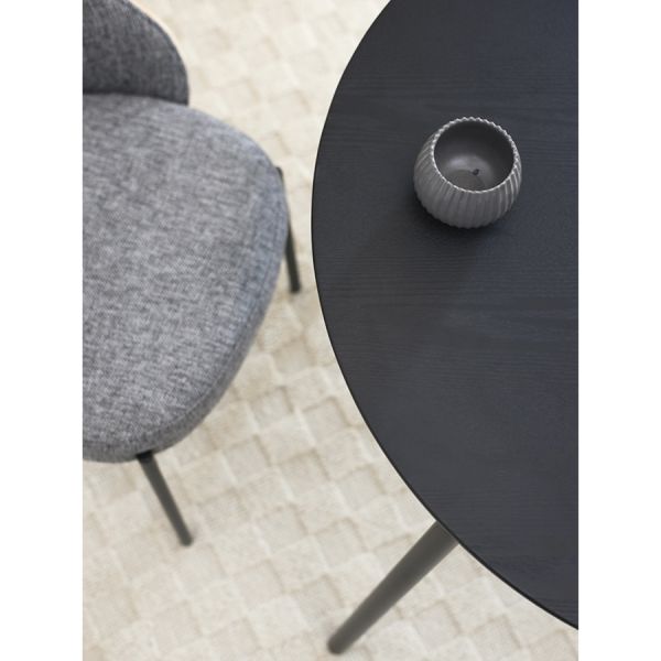 Стол обеденный round, D90 см, черный Bergenson Bjorn