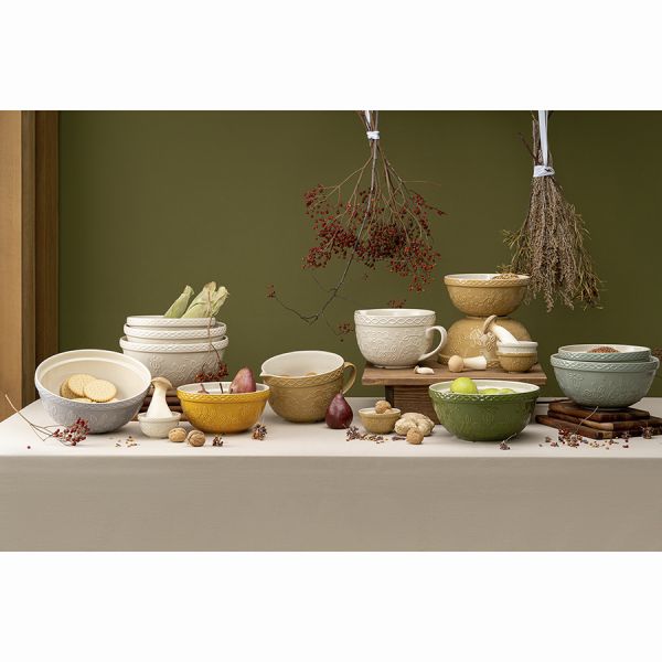 Набор из 4 пиал кремового/бежевого цветов с рельефным узором Ягоды Тайги из коллекции russian north, 130мл Tkano