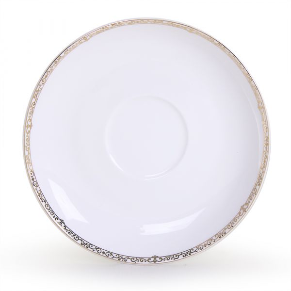 Набор чайных пар на 6 персон Изольда, 12 предметов, костяной фарфор (высший сорт)