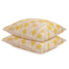 Набор из двух наволочек горчичного цвета с принтом Полярный цветок из коллекции scandinavian touch 50х70 см