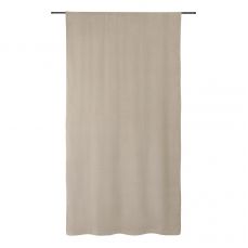 Штора из хлопкового бархата бежевого цвета из коллекции essential, 150х290 см Tkano
