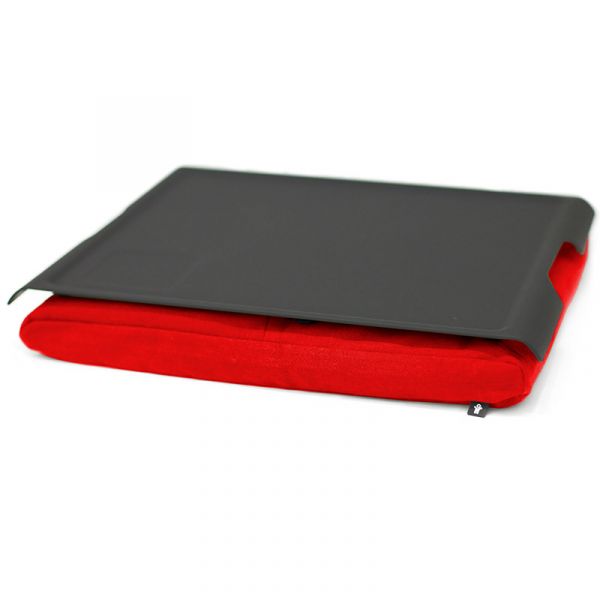 Подставка с пластиковым подносом Laptray черная-красная 261365