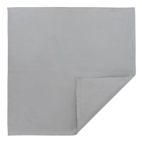 Салфетка серого цвета с фактурным рисунком из хлопка из коллекции essential 53х53см