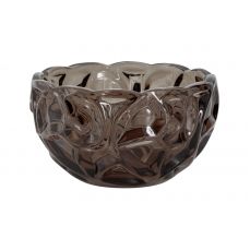 Салатник 19х17 см, 1,5 л, стекло, коричневый, Узоры, Galaxy ANNA LAFARG
