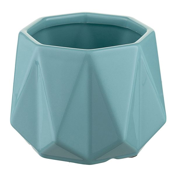 Горшок цветочный rhombus, 12,5 см, голубой Liberty Jones