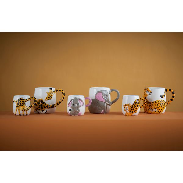 Набор из 2 кружек cheetah 405 мл и 195 мл