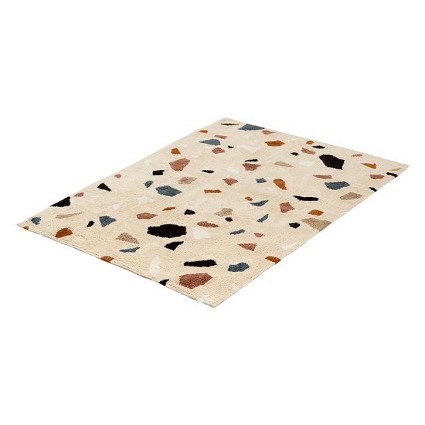 Ковер из хлопка terrazzo poetry из коллекции ethnic 120x180 см Tkano