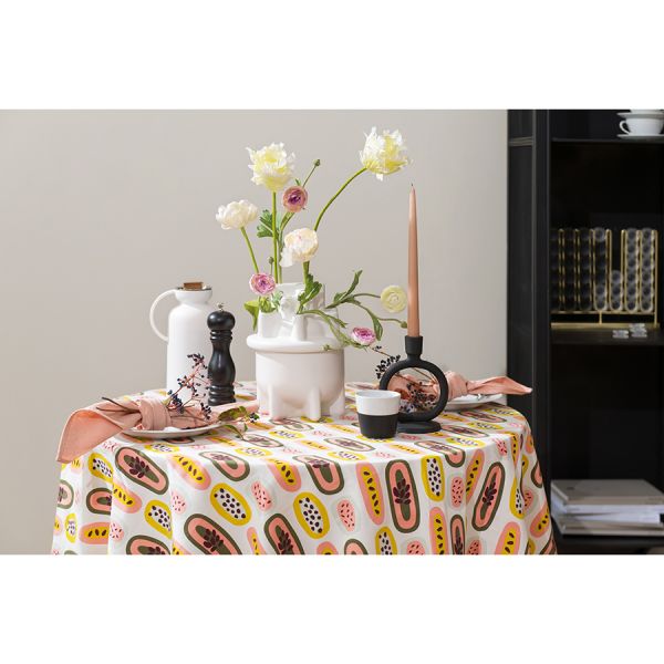 Салфетка под приборы из умягченного льна розово-пудрового цвета из коллекции essential, 35х45 см Tkano
