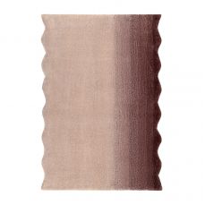 Ковер из шерсти over horizon цвета марсала из коллекции trendy ruffles Tkano