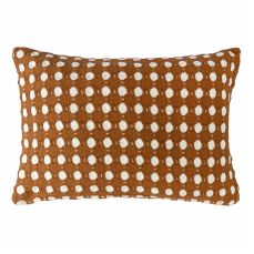 Чехол на подушку из хлопка polka dots карамельного цвета из коллекции essential, 40x60 см Tkano