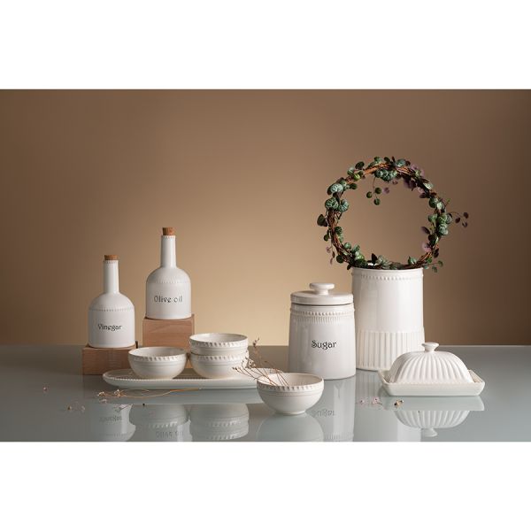 Бутылка для масла белого цвета из коллекции kitchen spirit 250 мл