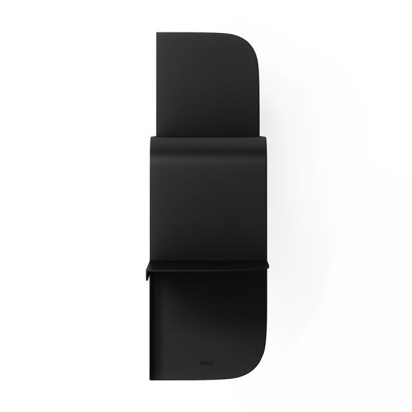 Набор металлических настенных полок montage, 2 шт, черные Umbra
