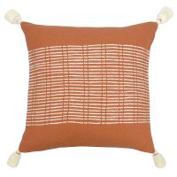 Подушка декоративная базовая geometry терракотового цвета из коллекции ethnic 45х45 см Tkano