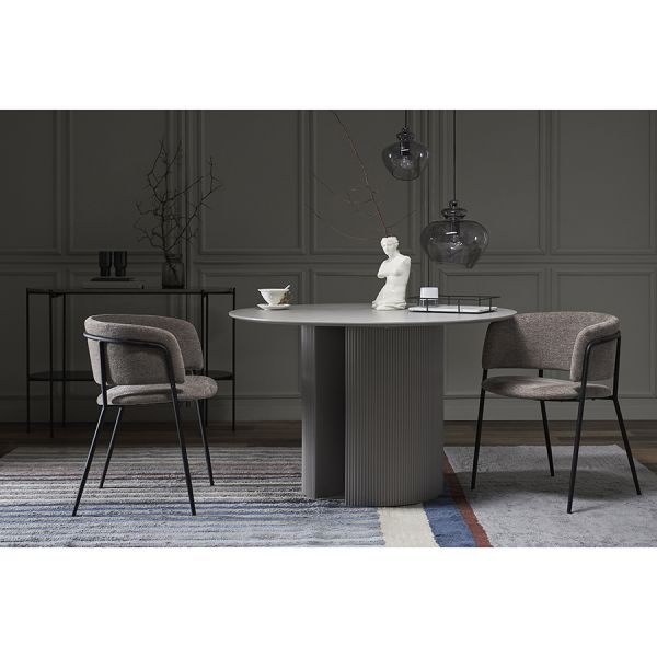 Стул helning, мягкий шенилл, капучино Bergenson Bjorn