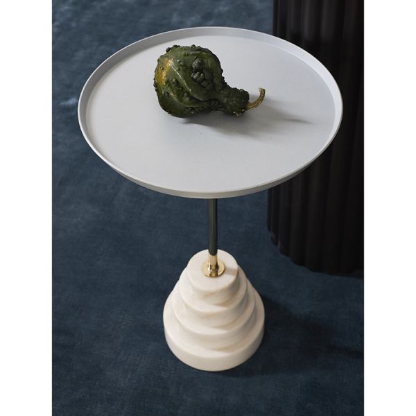 Столик кофейный sustainable collection, D37,7 см, серый/белый Bergenson Bjorn