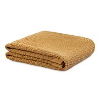 Полотенце для рук из умягченной вафли цвета охры из коллекции essential, 50x90 см Tkano