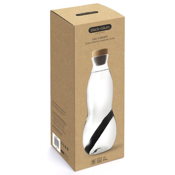 Графин стеклянный с угольным фильтром новый