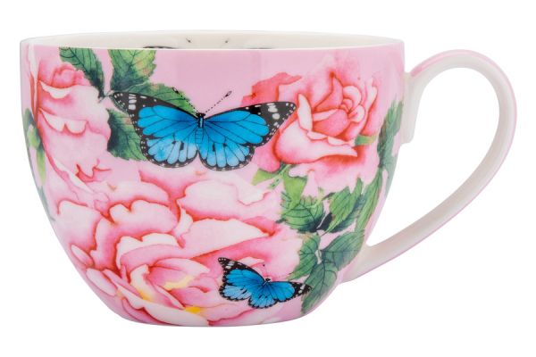 Чашка с блюдцем Розы 0,4 л Maxwell & Williams