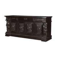 Буфет XIX век, Индия 229x64x102 см dark brown ROOMERS ANTIQUE