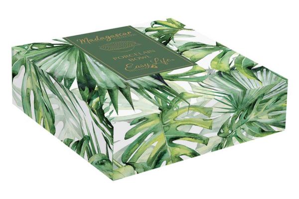 Салатник (зелёный) Мадагаскар в подарочной упаковке EL-R2054_LEGR