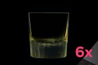 Набор низких стаканов 320 мл Cristal d'Arques INTUITION желтый 6 шт 