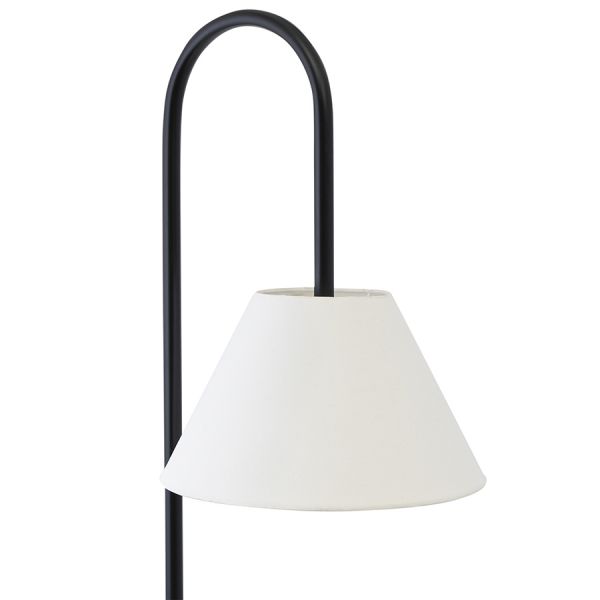 Торшер maury, 40х35х153 см, белый/натуральное дерево Bergenson Bjorn