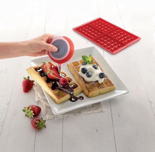 Набор Вафли 2 формы вафли Lekue декоратор декопен 