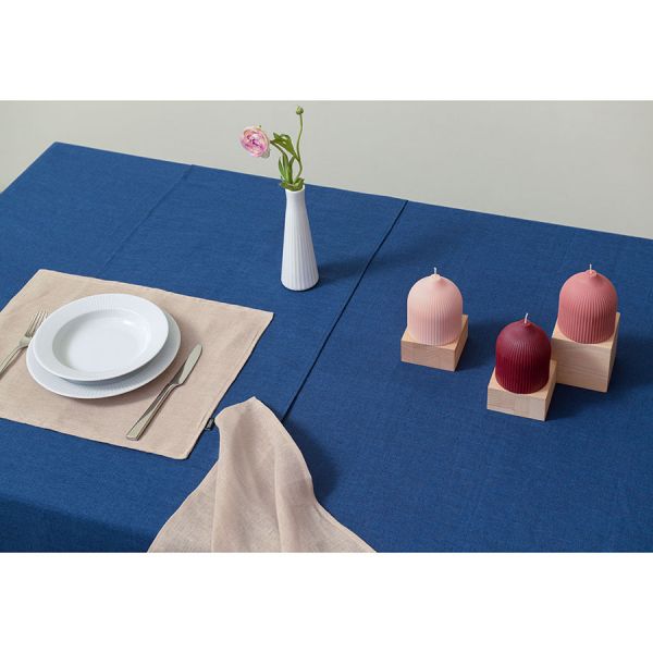 Свеча декоративная бежево-розового цвета из коллекции edge 10,5 см