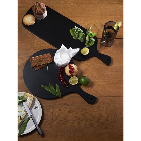 Доска сервировочная rubris 30х45 см, черная Liberty Jones