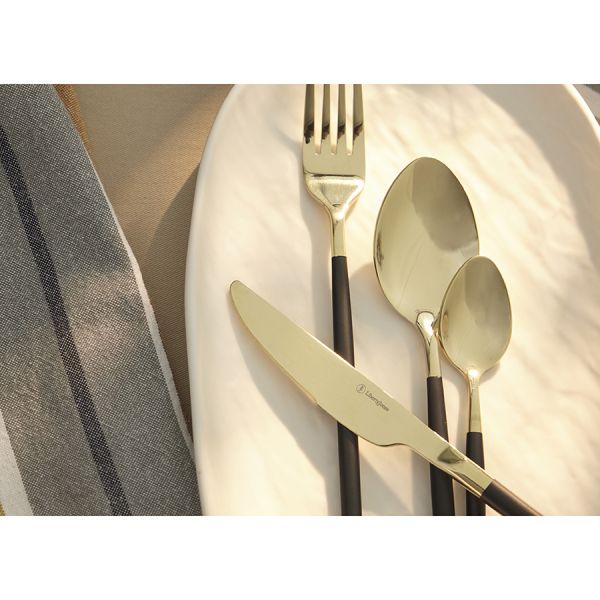 Набор столовых приборов duality, золотистые, 16 предметов Liberty Jones
