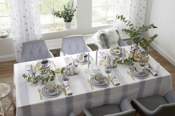 Тарелка connect organic 25,5 см серая