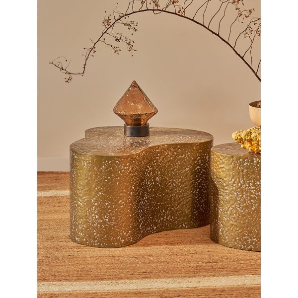 Светильник настольный frozen light, D20 см, янтарный Bergenson Bjorn