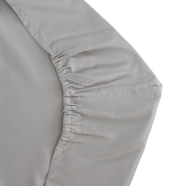 Простыня на резинке детская из сатина светло-серого цвета из коллекции essential 70х140х20 см